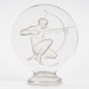 1926 René Lalique – Mascotte Automobile Archer Verre Blanc | Biron 