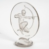 1926 René Lalique – Mascotte Automobile Archer Verre Blanc | Biron 