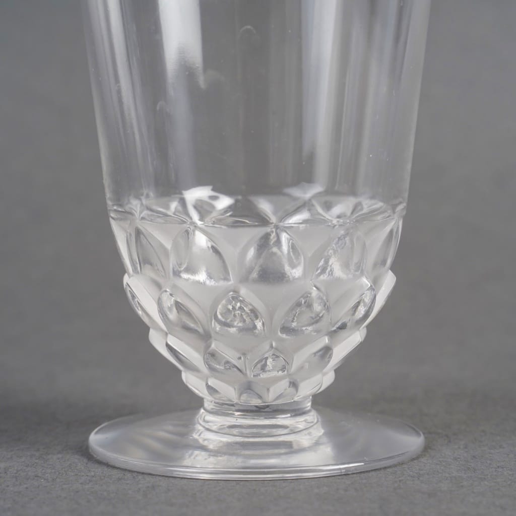 1930 René Lalique – Service Saint Cyr Verre Blanc – 24 Pièces | Biron 