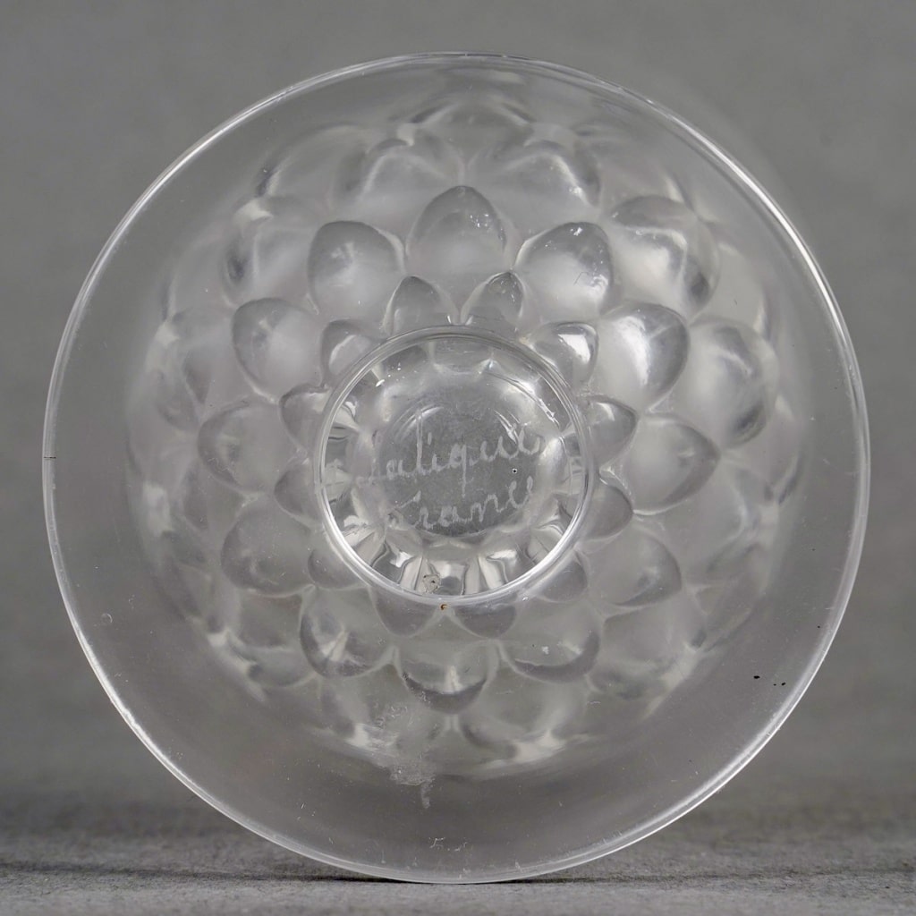 1930 René Lalique – Service Saint Cyr Verre Blanc – 24 Pièces | Biron 