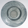 “Archers” vase, white glass with blue patina | Biron