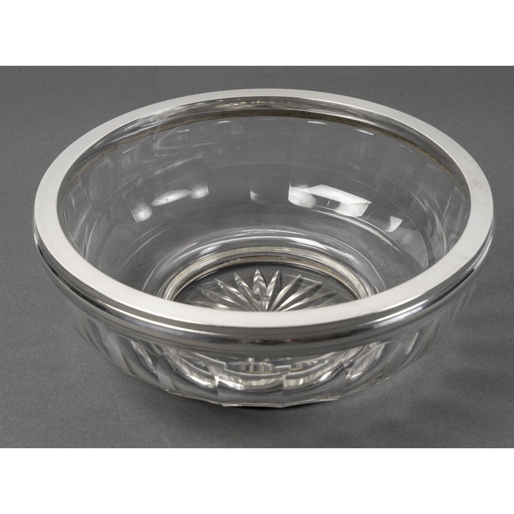 BACCARAT – BOL A CAVIAR EN CRISTAL TAILLE DEUX PIECES XXè ART DECO | Biron 