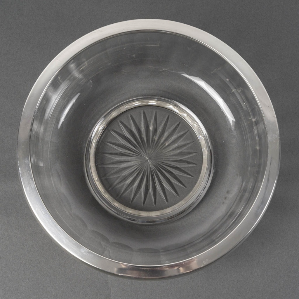BACCARAT – BOL A CAVIAR EN CRISTAL TAILLE DEUX PIECES XXè ART DECO | Biron 