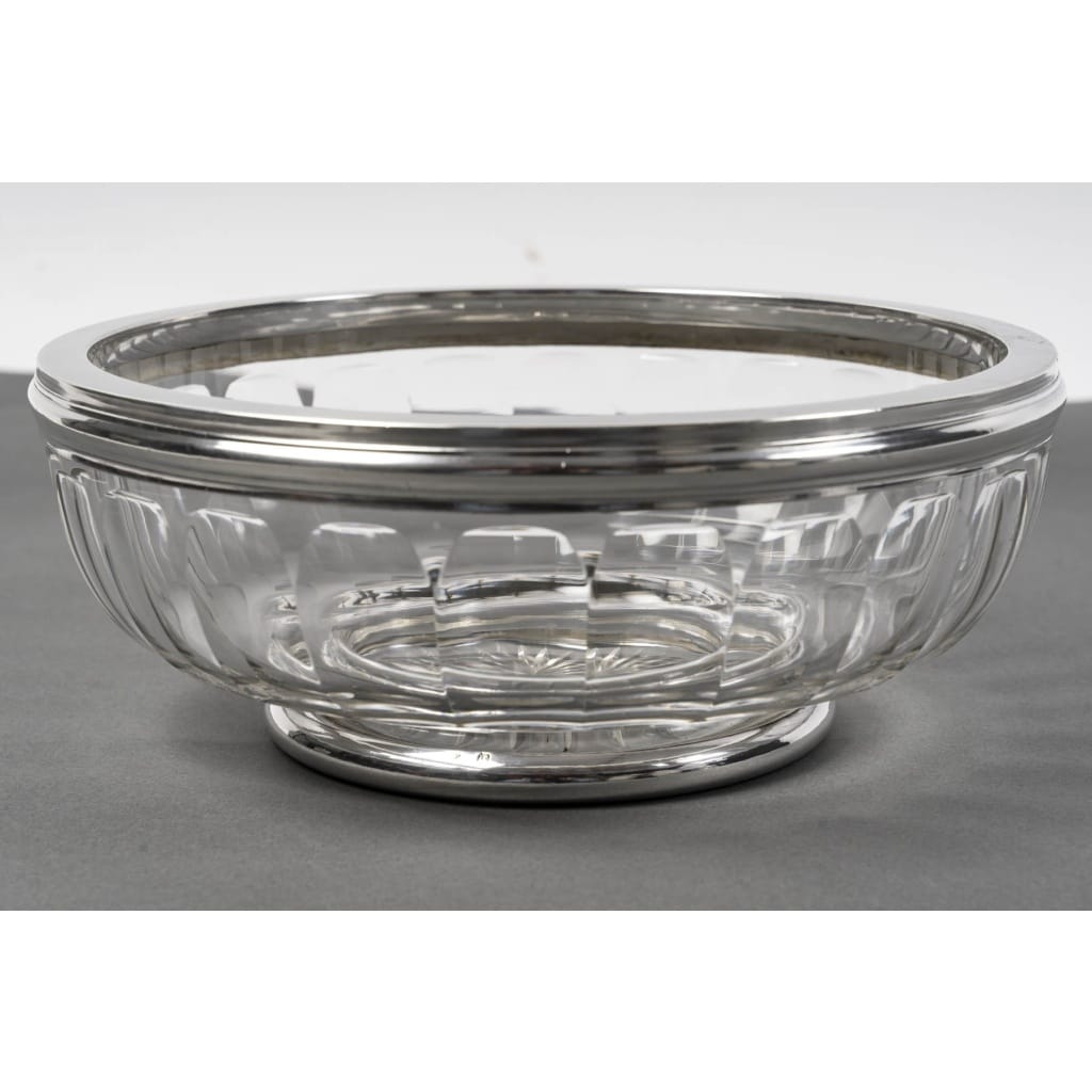 BACCARAT – BOL A CAVIAR EN CRISTAL TAILLE DEUX PIECES XXè ART DECO | Biron 