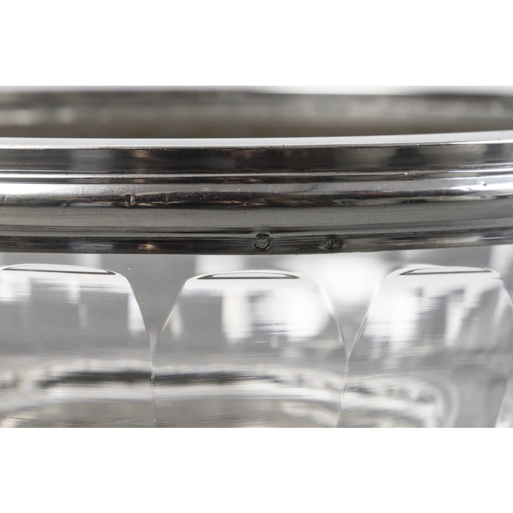 BACCARAT – BOL A CAVIAR EN CRISTAL TAILLE DEUX PIECES XXè ART DECO | Biron 