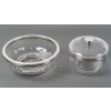 BACCARAT – BOL A CAVIAR EN CRISTAL TAILLE DEUX PIECES XXè ART DECO | Biron 