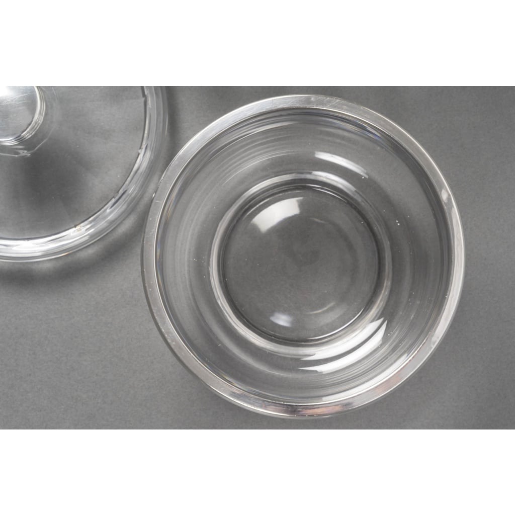 BACCARAT – BOL A CAVIAR EN CRISTAL TAILLE DEUX PIECES XXè ART DECO | Biron 