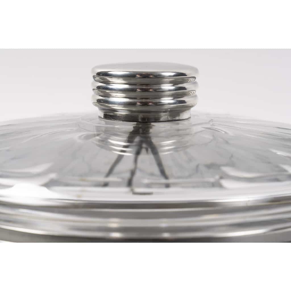BACCARAT – BOL A CAVIAR EN CRISTAL TAILLE DEUX PIECES XXè ART DECO | Biron 