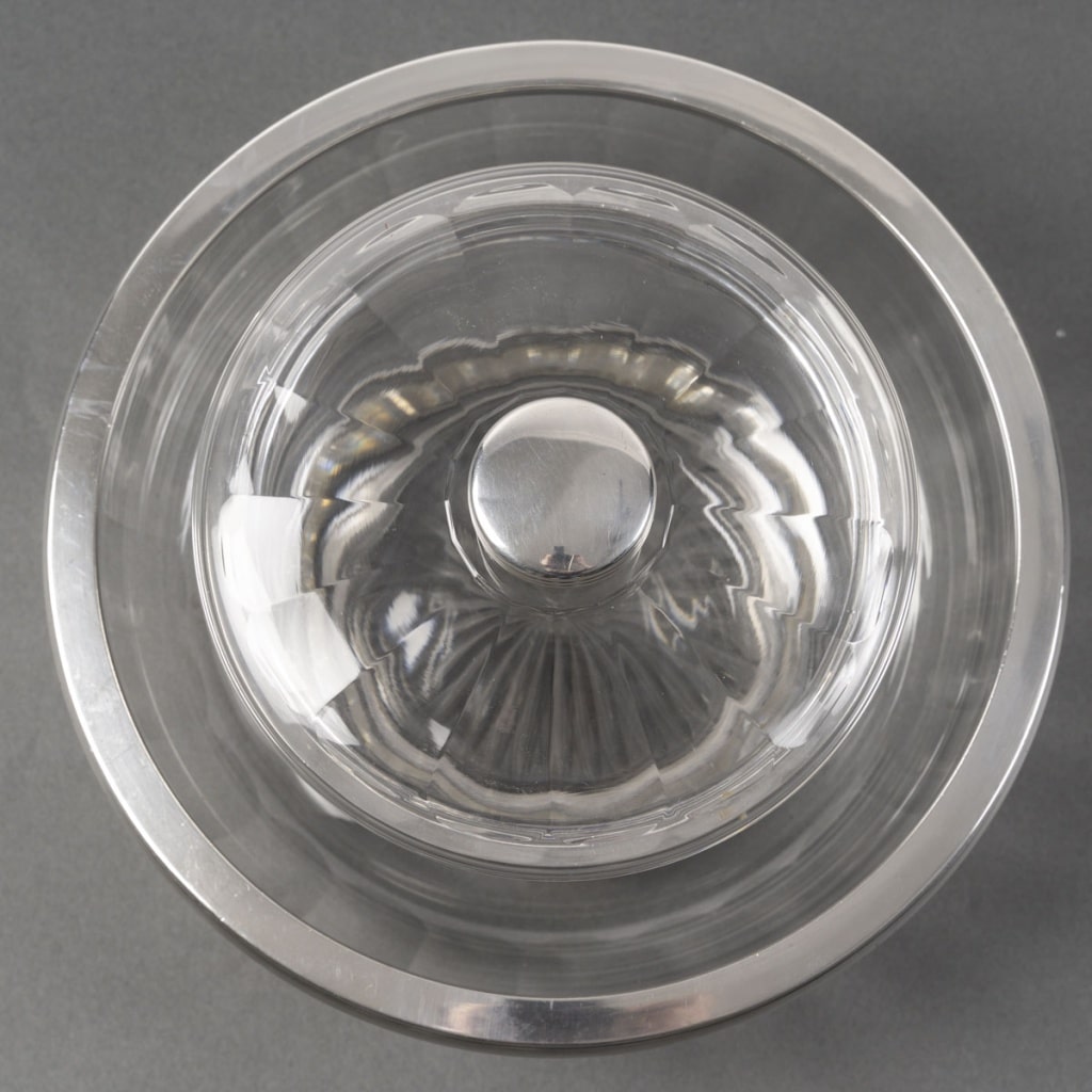 BACCARAT – BOL A CAVIAR EN CRISTAL TAILLE DEUX PIECES XXè ART DECO | Biron 