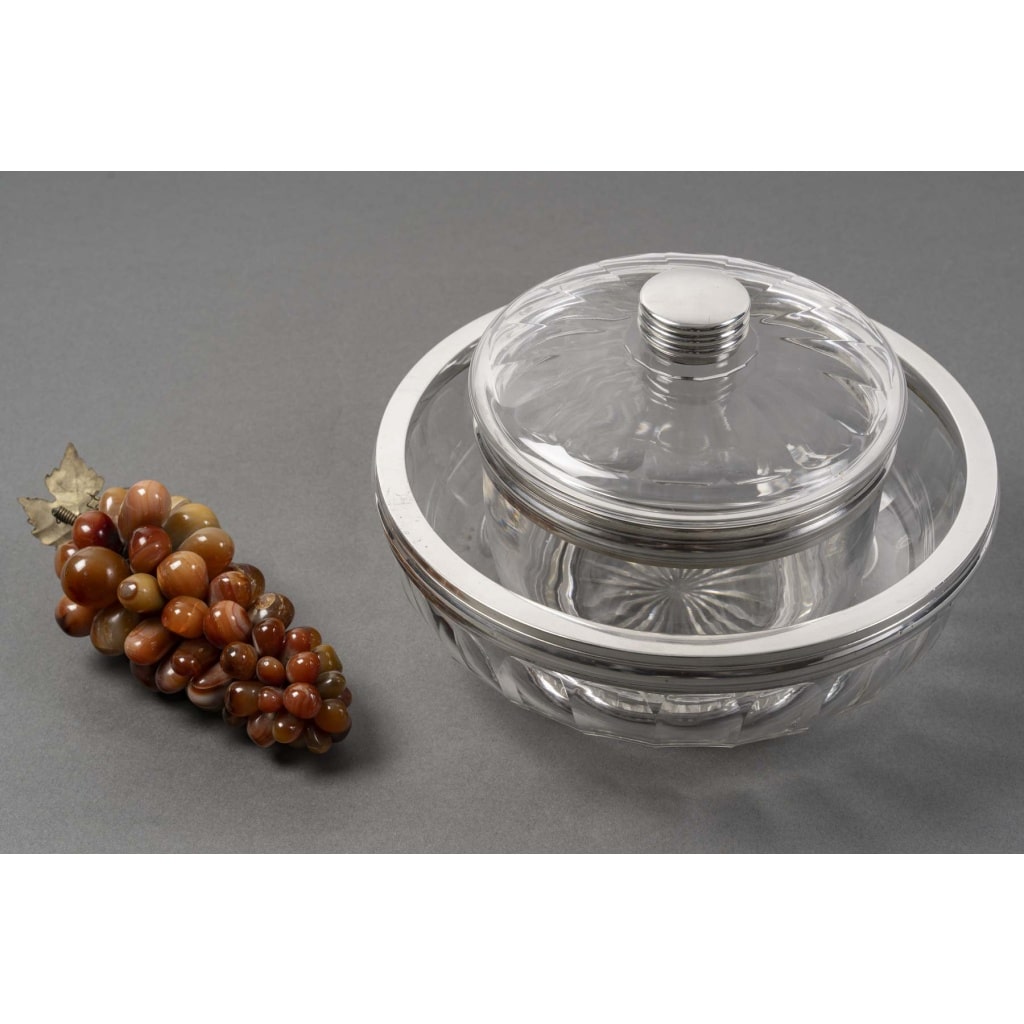 BACCARAT – BOL A CAVIAR EN CRISTAL TAILLE DEUX PIECES XXè ART DECO | Biron 