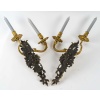 Paire d’appliques à deux bras de lumières asymétriques d’époque Louis XV en bronze ciselé et doré vers 1750 | Biron 