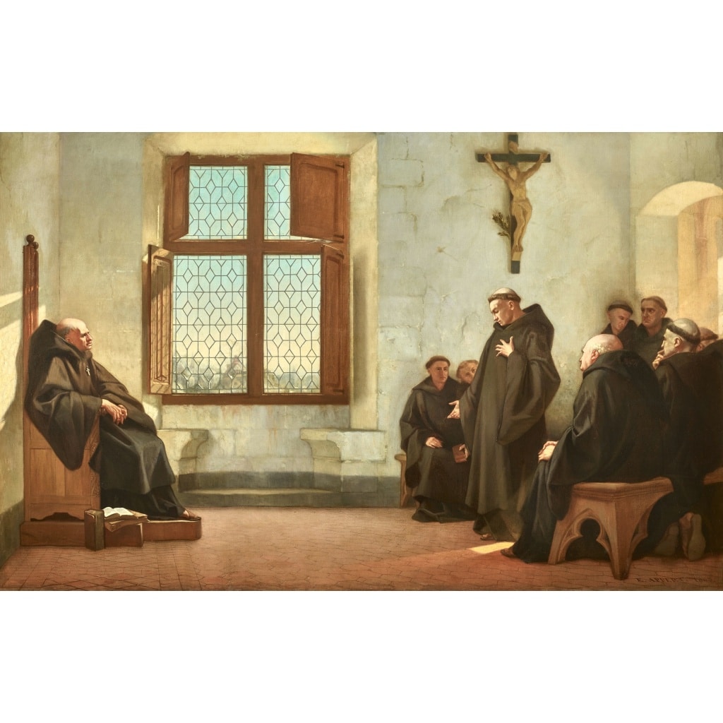 Eugène Appert (1814 – 1867) – La Confession au couvent | Biron 