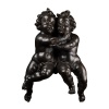 Amours enlacés en chêne sculpté – Flandres XVIIe siècle | Biron 