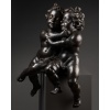 Amours enlacés en chêne sculpté – Flandres XVIIe siècle | Biron 
