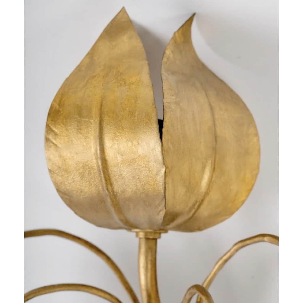 1960 Série de 3 appliques par FlorArt | Biron 