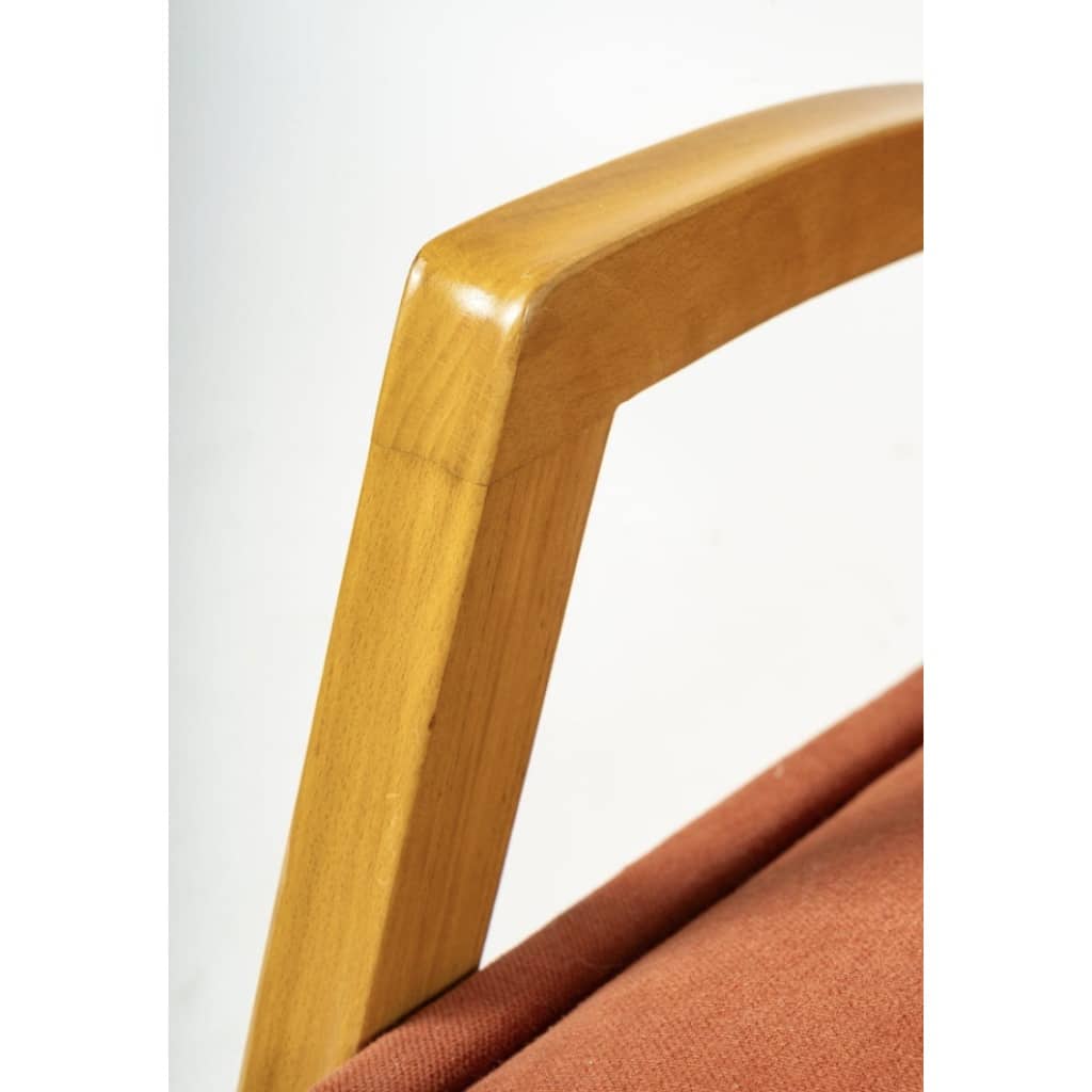 1950 Paire de Fauteuils Modèle FS144 par Jean René Caillette Editions Steiner | Biron 