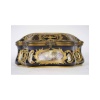 Coffret en bleu de Sèvres, décors émaillés et dorés, XIXème siècle, époque Napoléon III. | Biron 