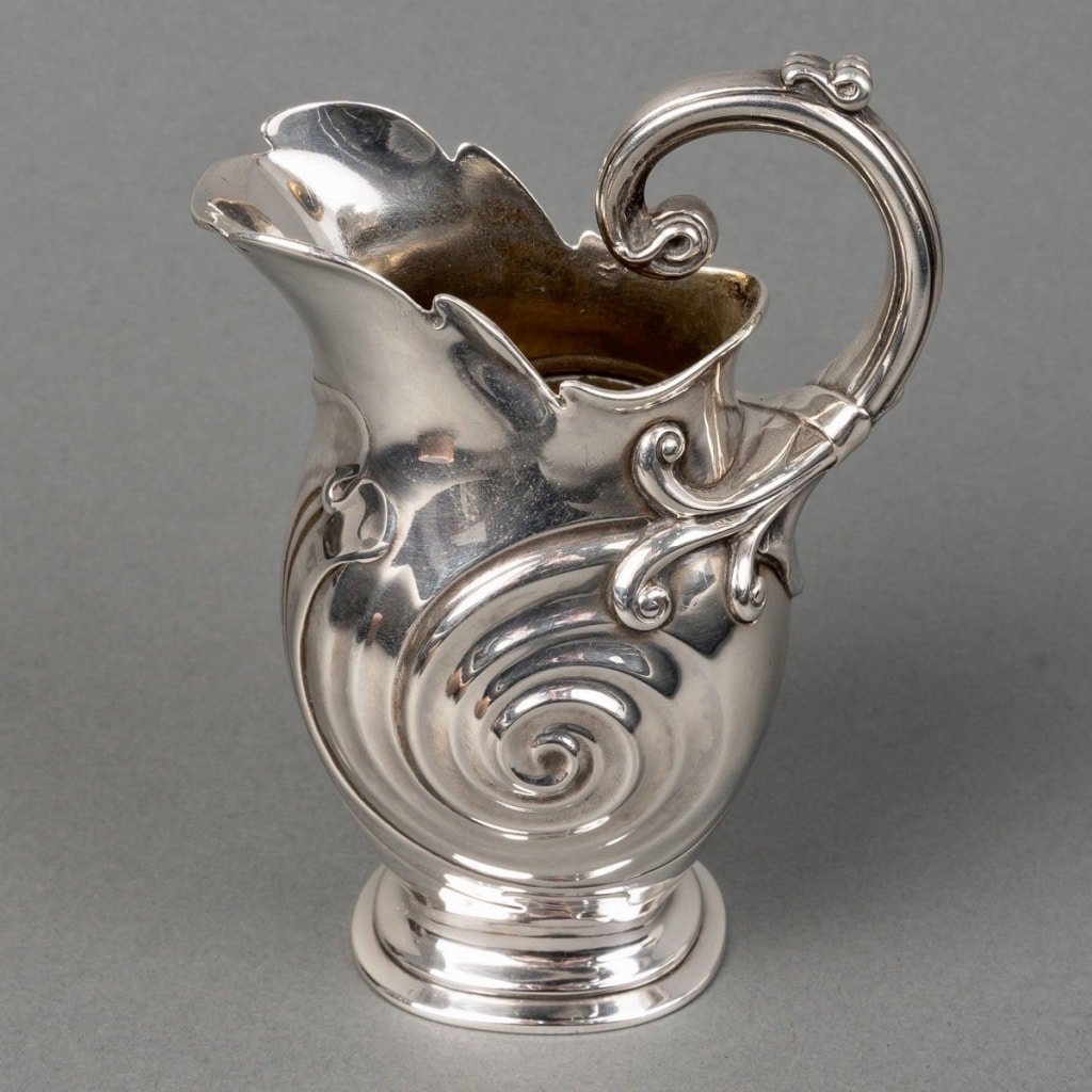 Service Thé et Café Art Nouveau argent massif et ivoire de BONVALLET et CARDEILHAC | Biron 