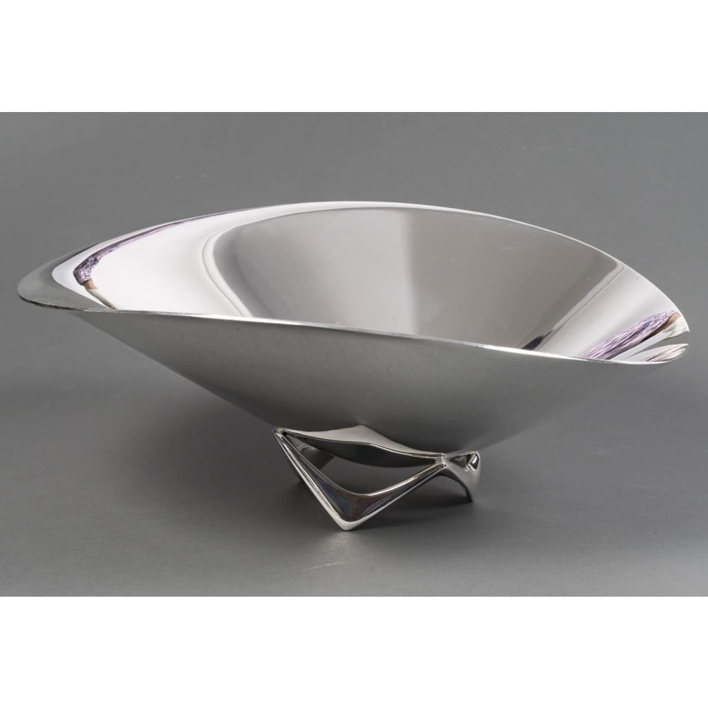 Orfèvre G. Jensen – Designer H. Koppel – Centre de table en argent massif XXe | Biron 