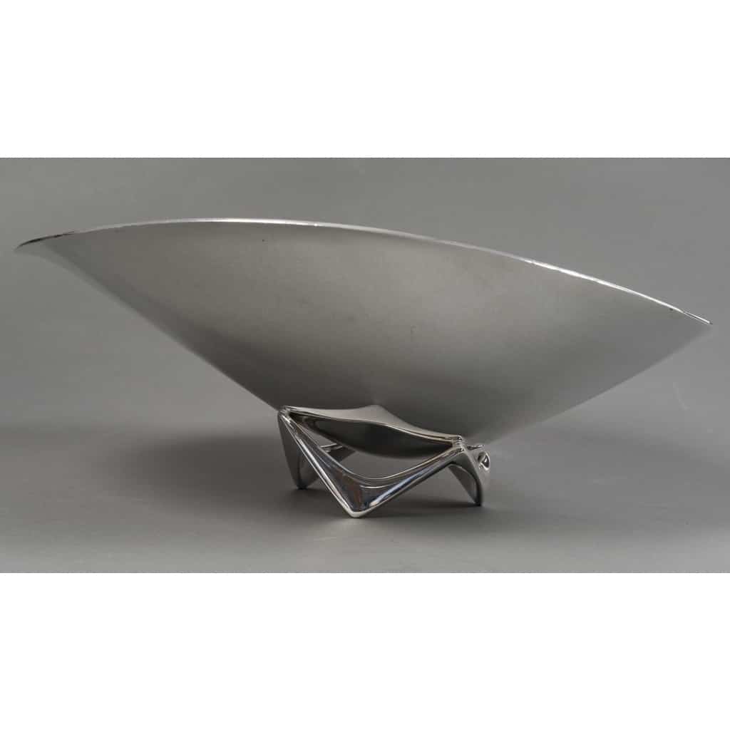 Orfèvre G. Jensen – Designer H. Koppel – Centre de table en argent massif XXe | Biron 