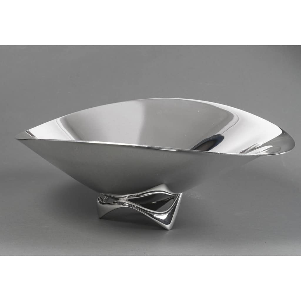 Orfèvre G. Jensen – Designer H. Koppel – Centre de table en argent massif XXe | Biron 