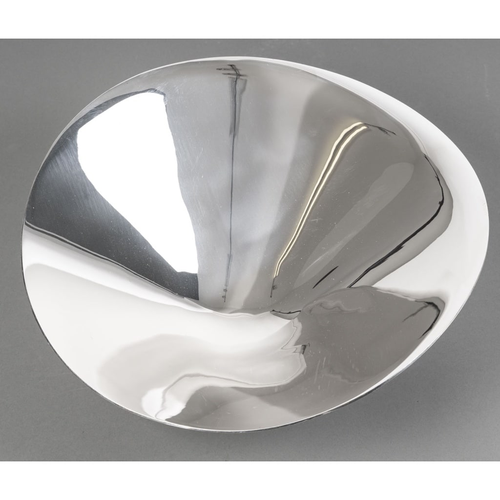Orfèvre G. Jensen – Designer H. Koppel – Centre de table en argent massif XXe | Biron 