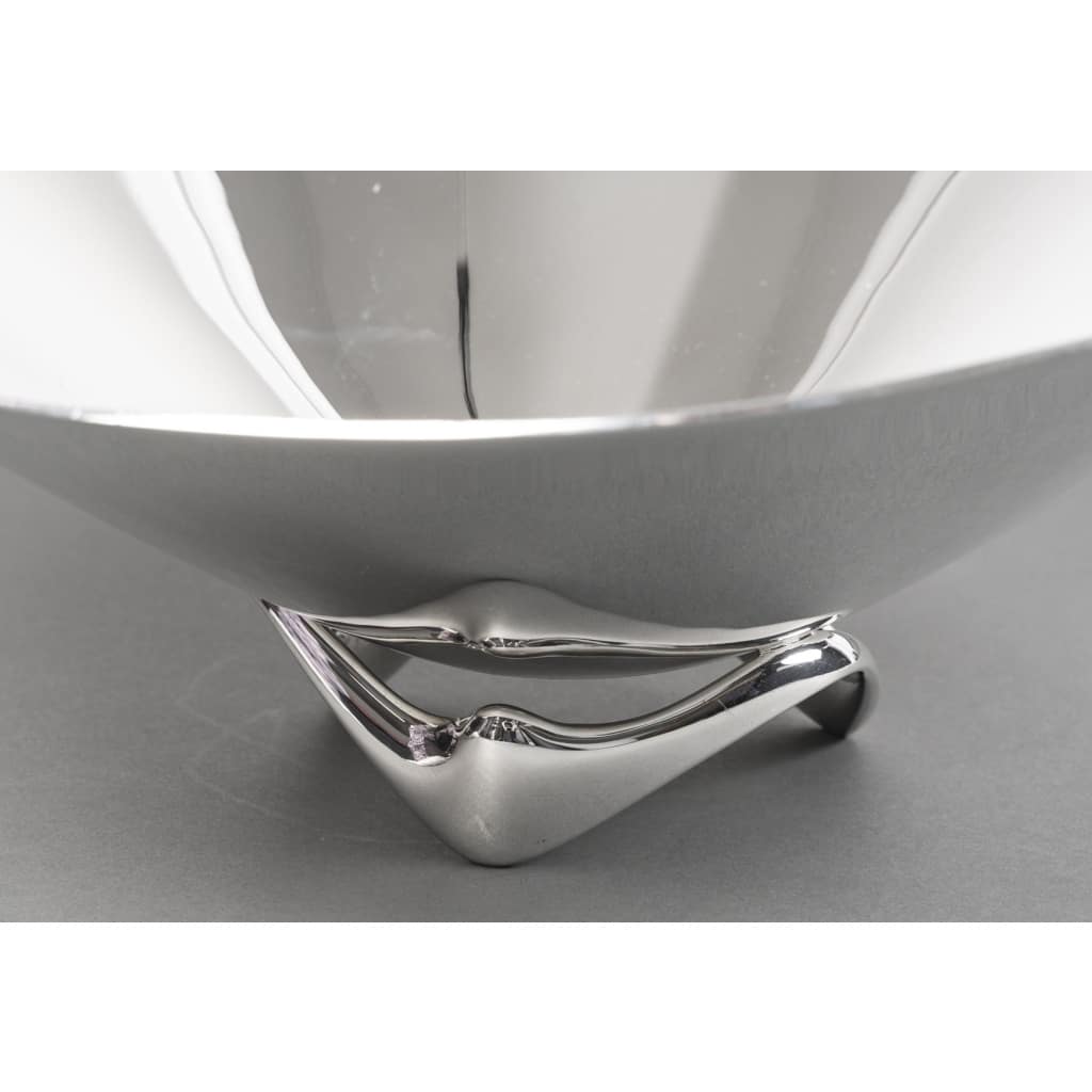 Orfèvre G. Jensen – Designer H. Koppel – Centre de table en argent massif XXe | Biron 