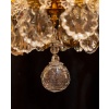 Lustre de style Louis XV en bronze doré et décor de cristal taillé signé par les Cristalleries de Baccarat vers 1890 | Biron 