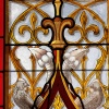 Vitrail gothique (1) (115 x 62 cm) | Biron 