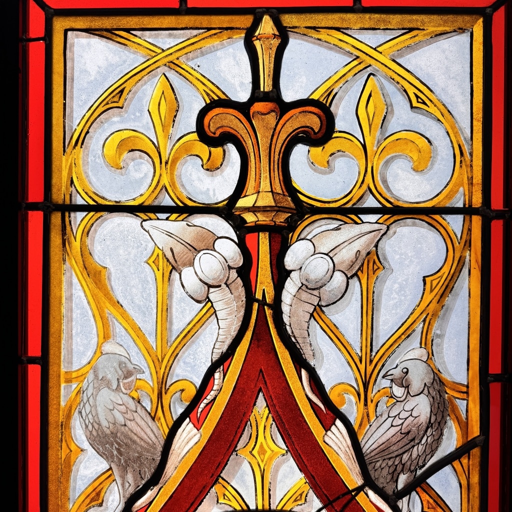 Vitrail gothique (2) (196 x 50 cm) | Biron 