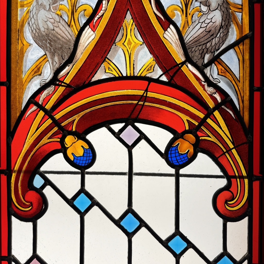 Vitrail gothique (2) (196 x 50 cm) | Biron 