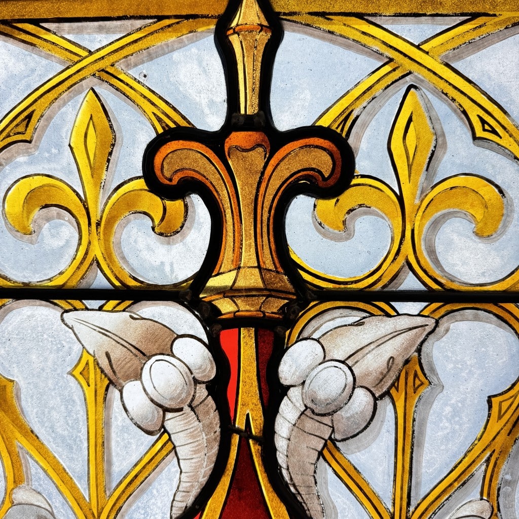 Vitrail gothique (2) (196 x 50 cm) | Biron 