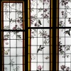 Vitraux aux fleurs et oiseaux (223 x 180 cm) | Biron 