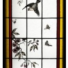Vitraux aux fleurs et oiseaux (223 x 180 cm) | Biron 