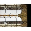 Vitrail Vitraux Femme au panier de fleurs (186 x 79 cm) | Biron 