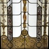 Vitrail Vitraux Femme au panier de fleurs (186 x 79 cm) | Biron 