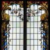 Vitrail vitraux architectural (174 x 102cm) | Biron 
