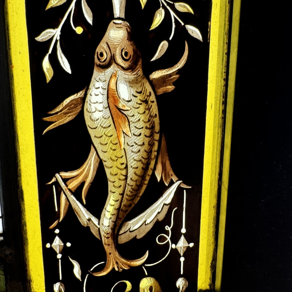 Vitrail à l’hallebardier (65 x 42 cm) | Biron 