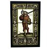 Vitrail au lancier (65 x 42 cm) | Biron 