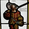 Vitrail au lancier (65 x 42 cm) | Biron 