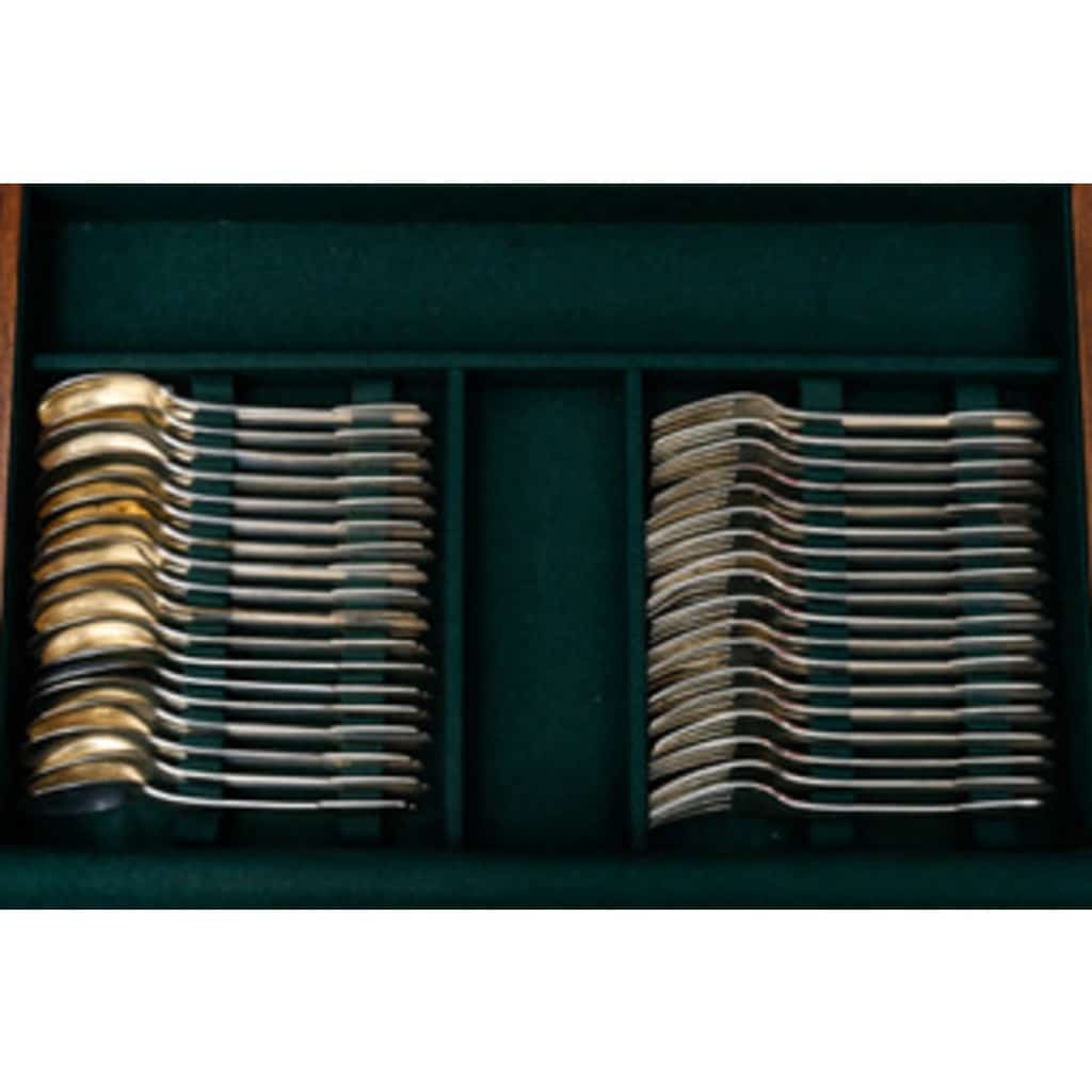 FJERDINGSTAD – Ménagère en argent massif 78 Pièces ART DECO | Biron 