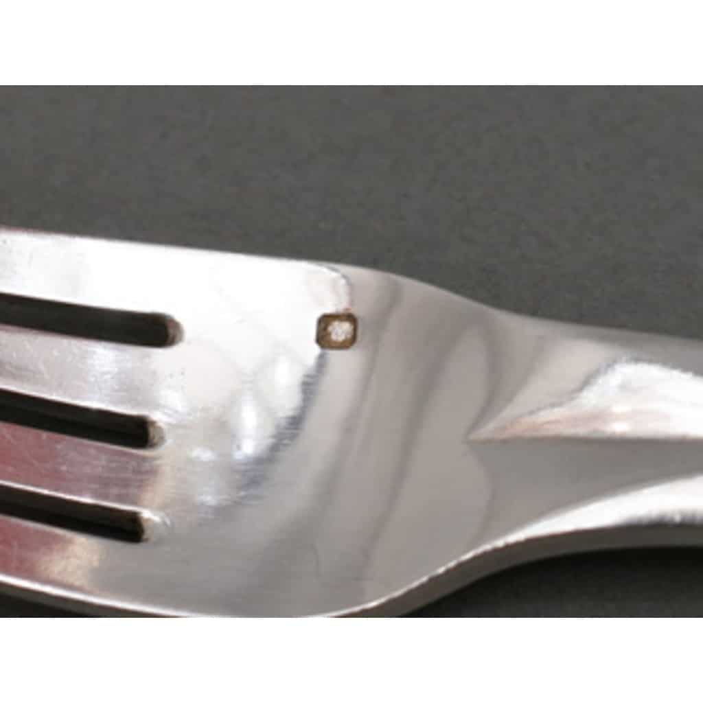 FJERDINGSTAD – Ménagère en argent massif 78 Pièces ART DECO | Biron 