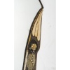 Miroir d’époque Art Nouveau en bois recouvert de passementeries et broderies anciennes, 1920-1925. | Biron 