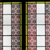 Vitraux aux motifs (159 x 102 cm) | Biron 