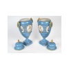Paire de vases couverts en porcelaine de Sèvres, XIXème siècle, époque Napoléon III. | Biron 
