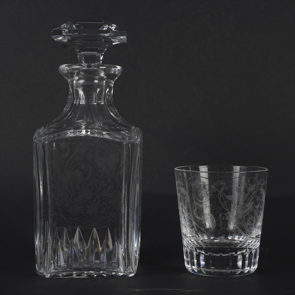 Cristallerie De Baccarat Service à Wisky Modèle Charme, Carafe Et 6 Gobelets | Biron 