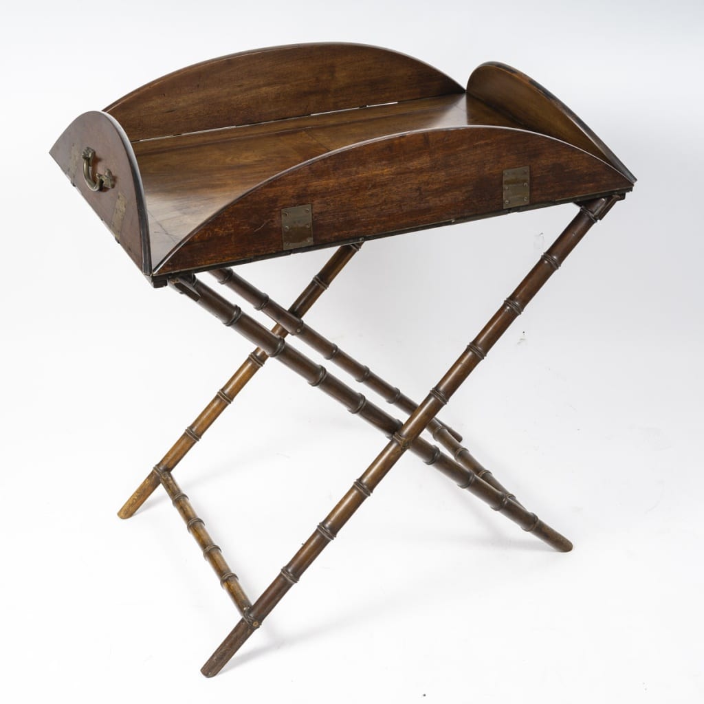 Grand Plateau En Acajou Ou Dumbwaiter, Angleterre 18e Siècle. | Biron 