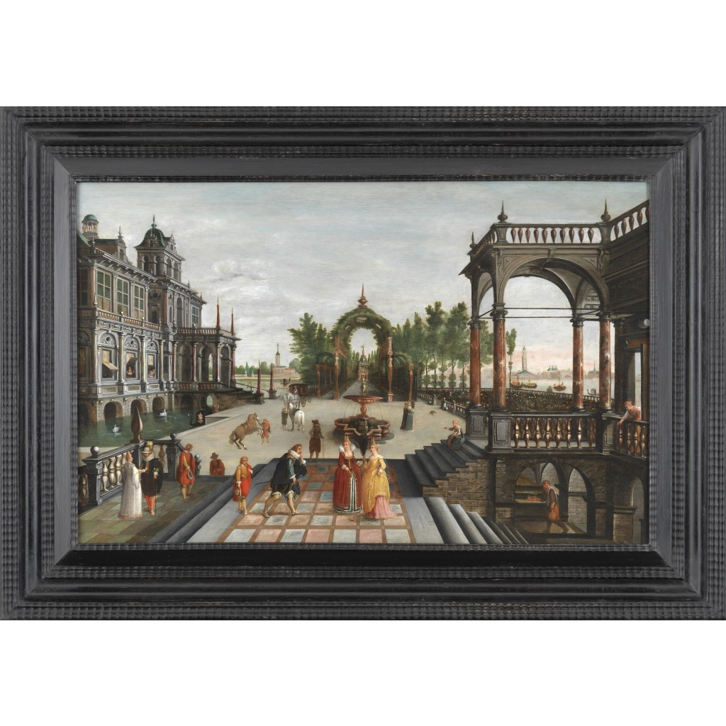 Palais imaginaire à Venise – Atelier de Hans Vredeman de Vries (1526/27 – 1607) | Biron 