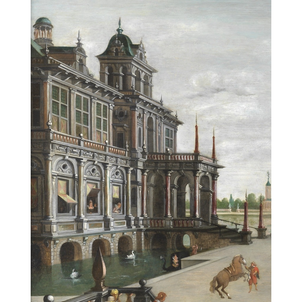 Palais imaginaire à Venise – Atelier de Hans Vredeman de Vries (1526/27 – 1607) | Biron 