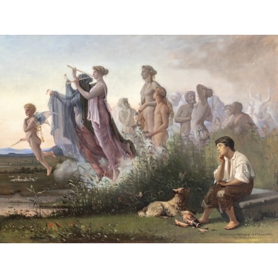 Le rêve brisé - Adolf Gudfast Werner (1837-1903)